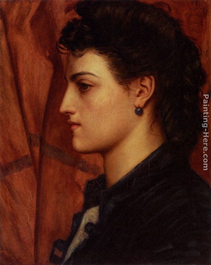Valentine Cameron Prinsep Head Of An Italian Girl